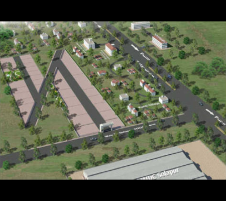 Excellence Bhagyoday City - residential plotting project located in solapur